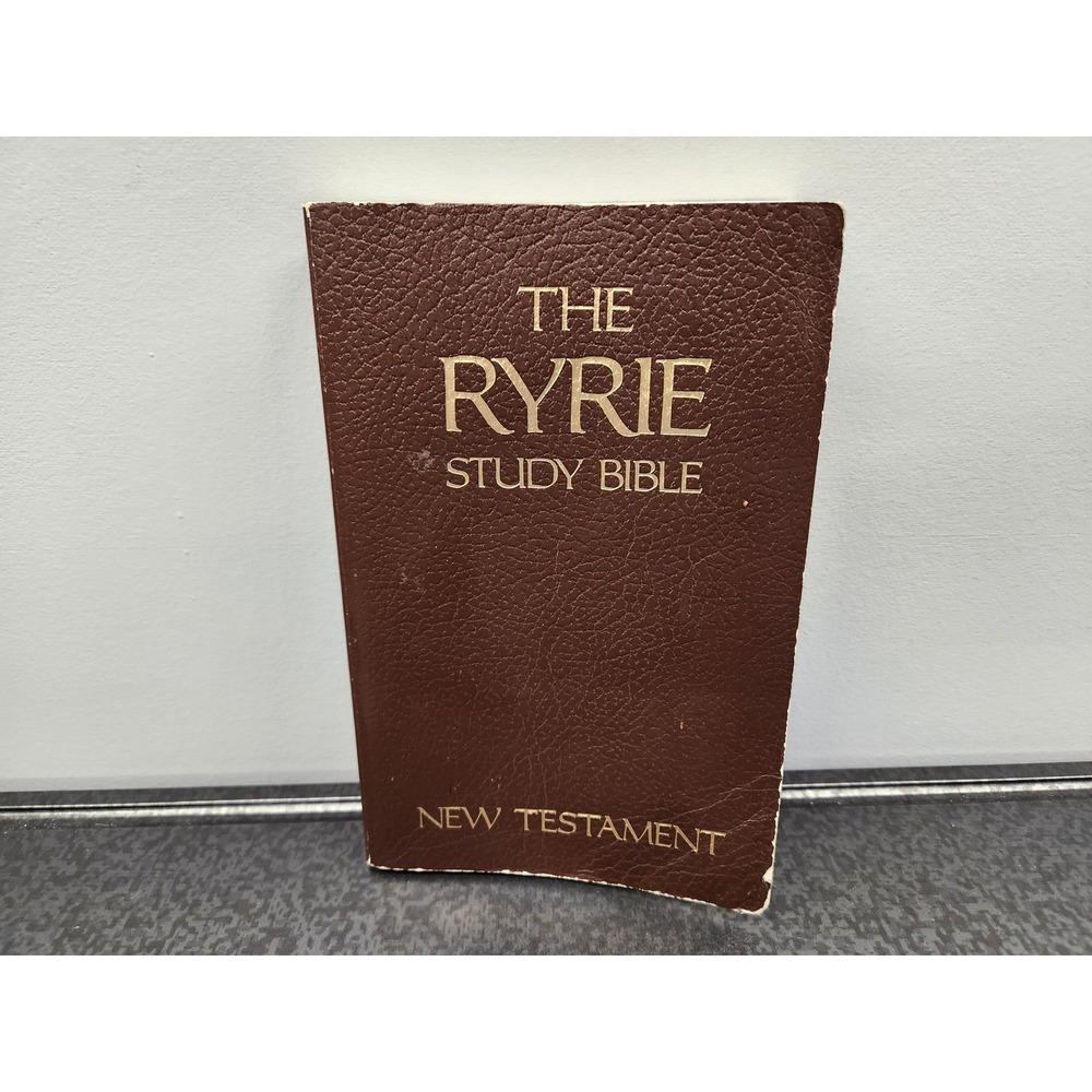 The Ryrie Study Bible New Testament NASB 1977 Moody Press Brown Charles C Ryrie